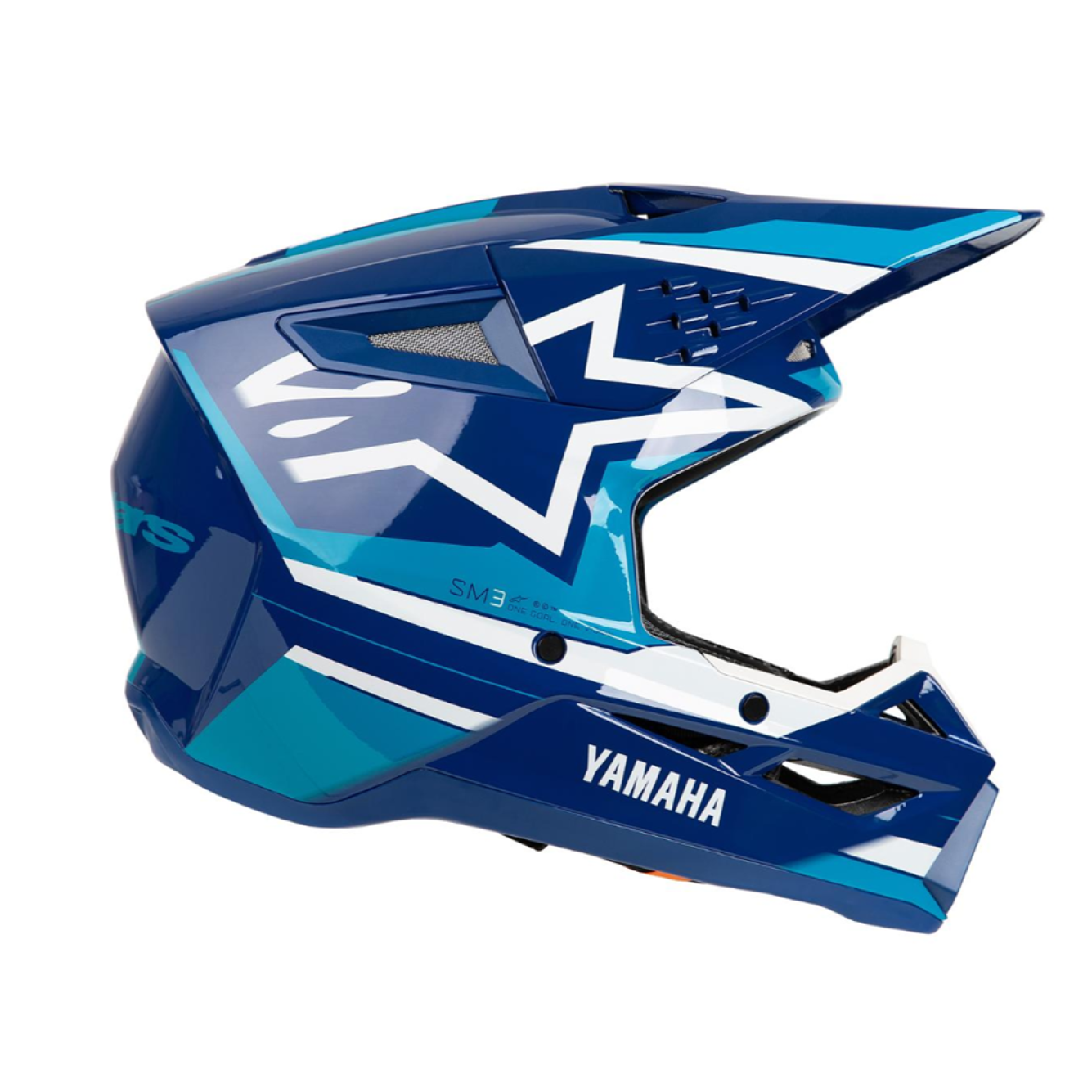 Alpinestars | Jeugd Crosshelm Yamaha S-M3 Blauw